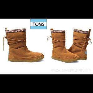 🔴 Toms Chestnut Suede-Trim Nepal Boot- NEW